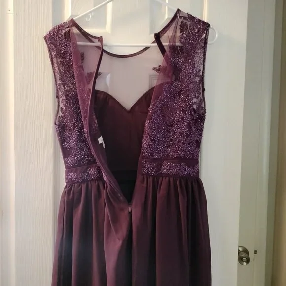Sleeveless Purple Francesca's Dress - Picture 3 of 6